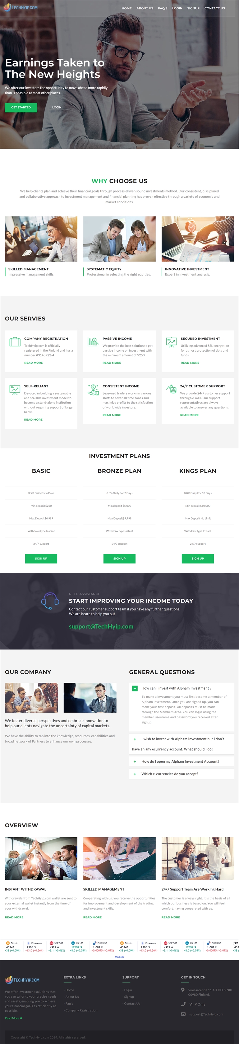 Buy Hyip Website, Hyip templates